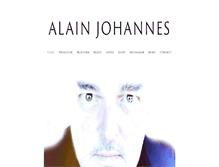 Tablet Screenshot of alainjohannes.com
